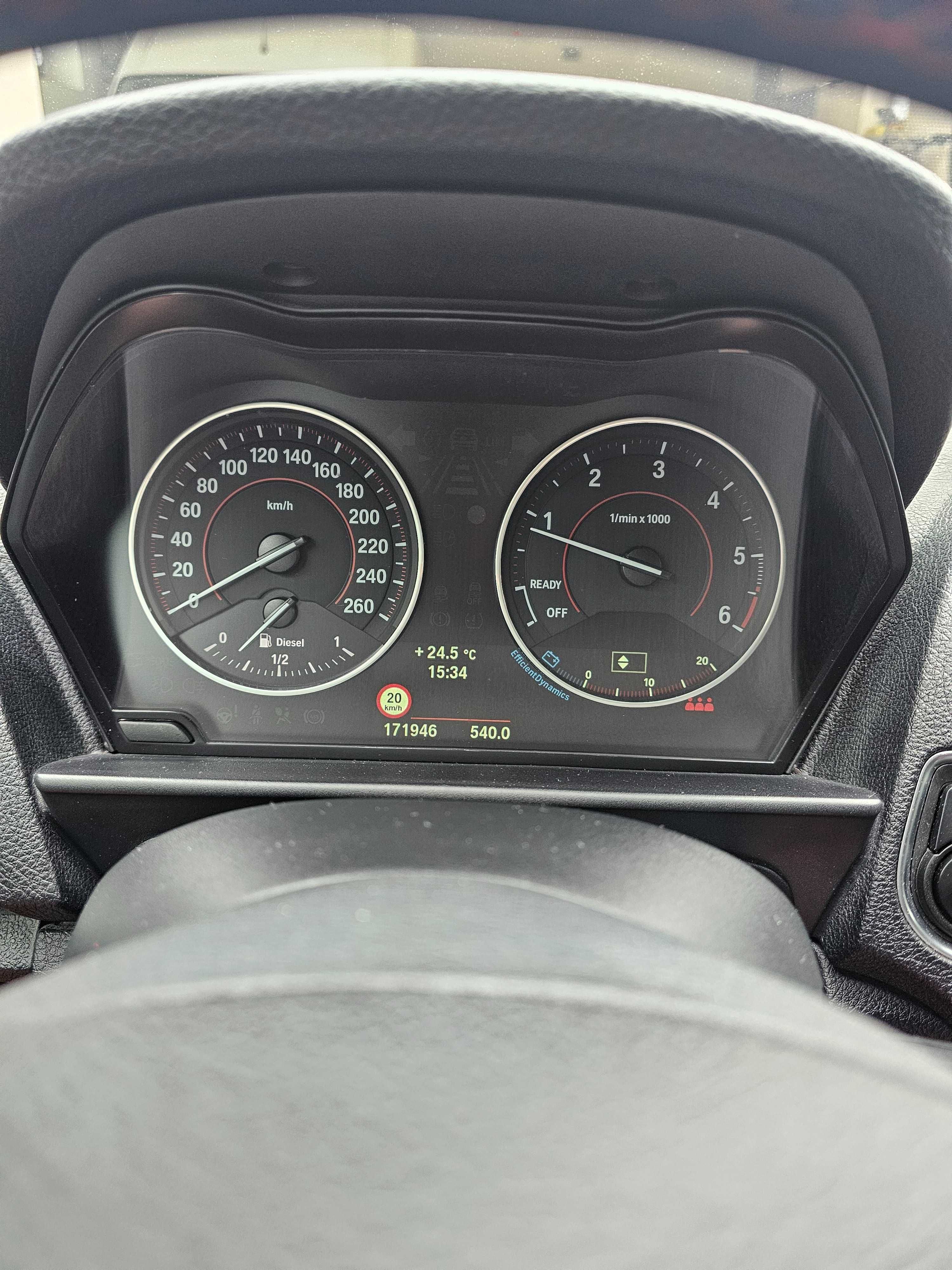 BMW seria 1 F20  2.0D 2012 rok, Sportline BEZWYPADKOWA