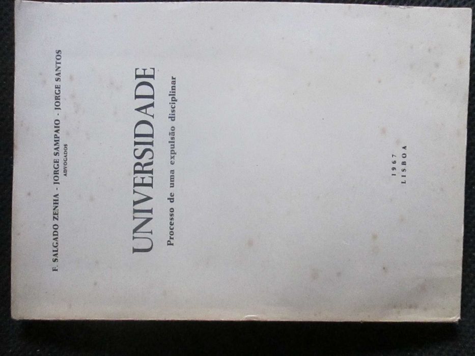 Universidade - Processo de uma Expulsão Disciplinar, 1967