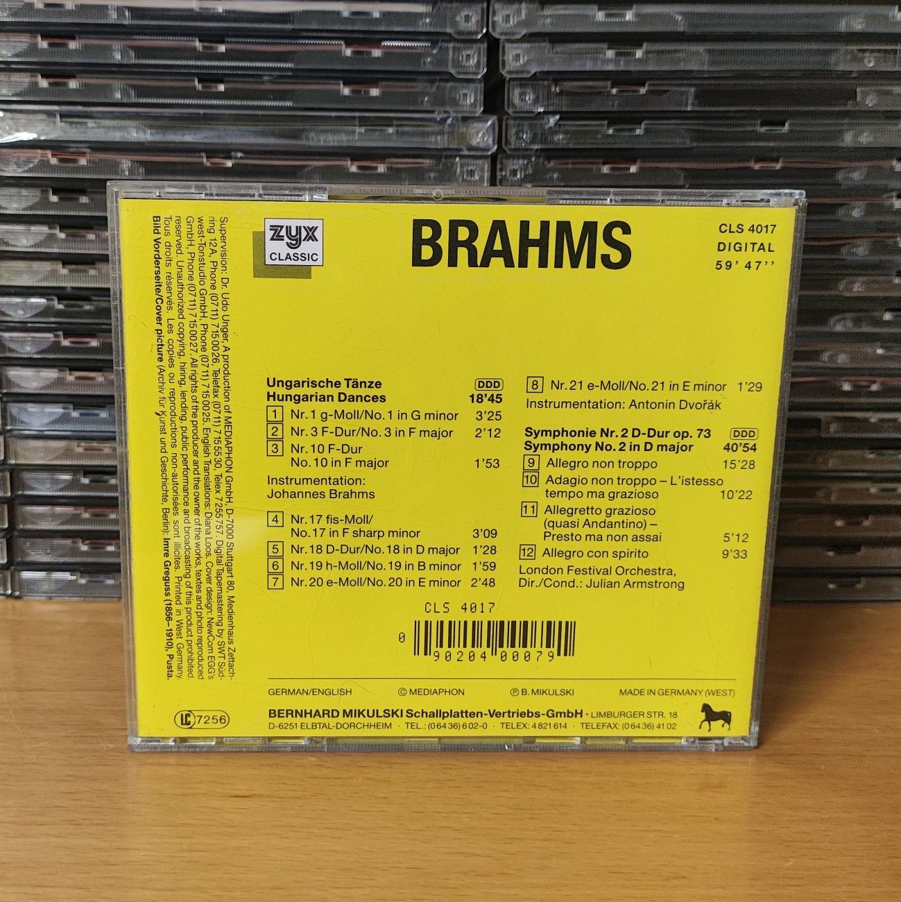 Brahms CD Original