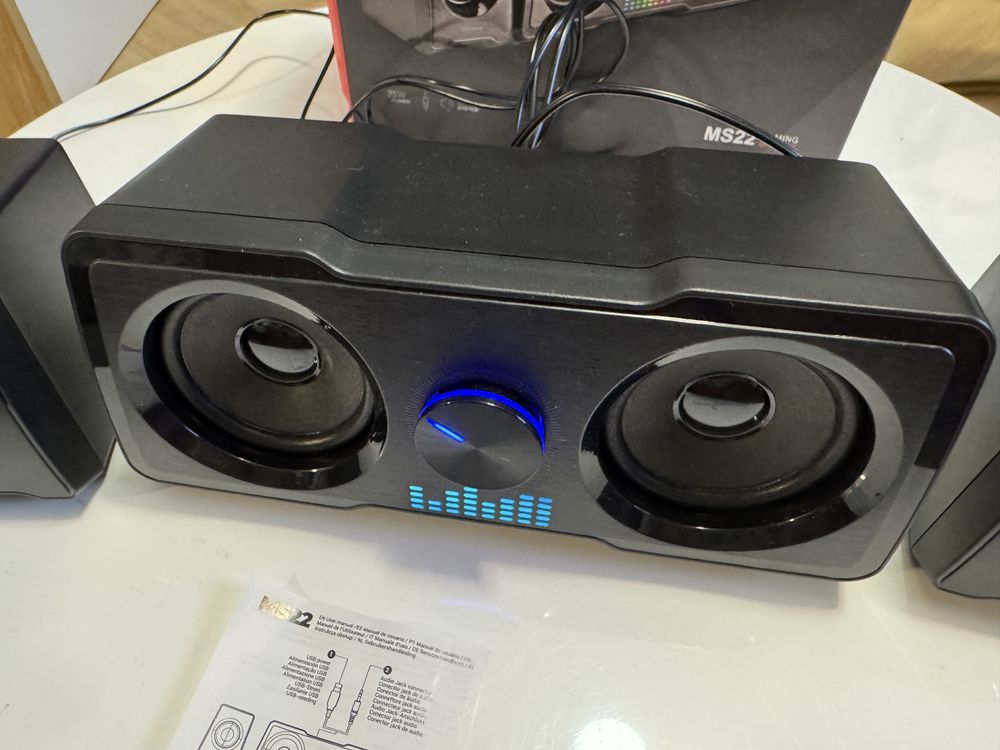 Głośniki komputerowe Mars Gaming MS22 RGB Flow 35W