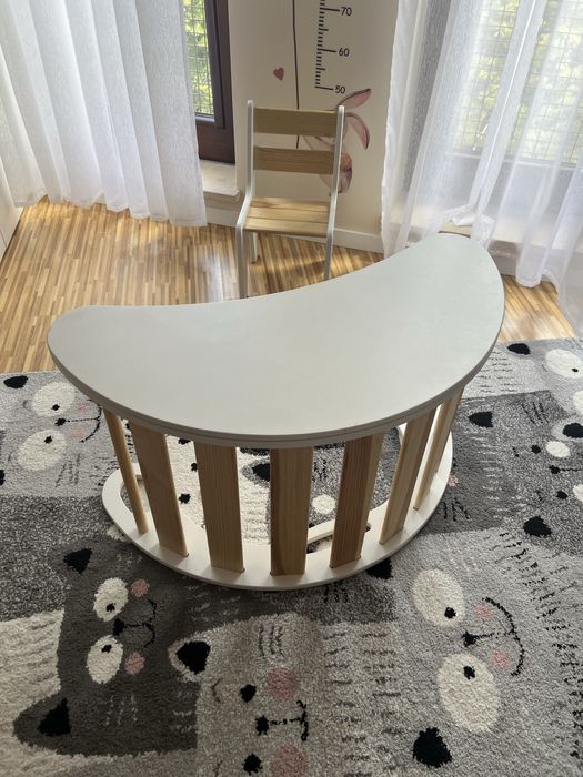 Zesraw Bujak Montessori + blat / stolik + kszeselko 3w1