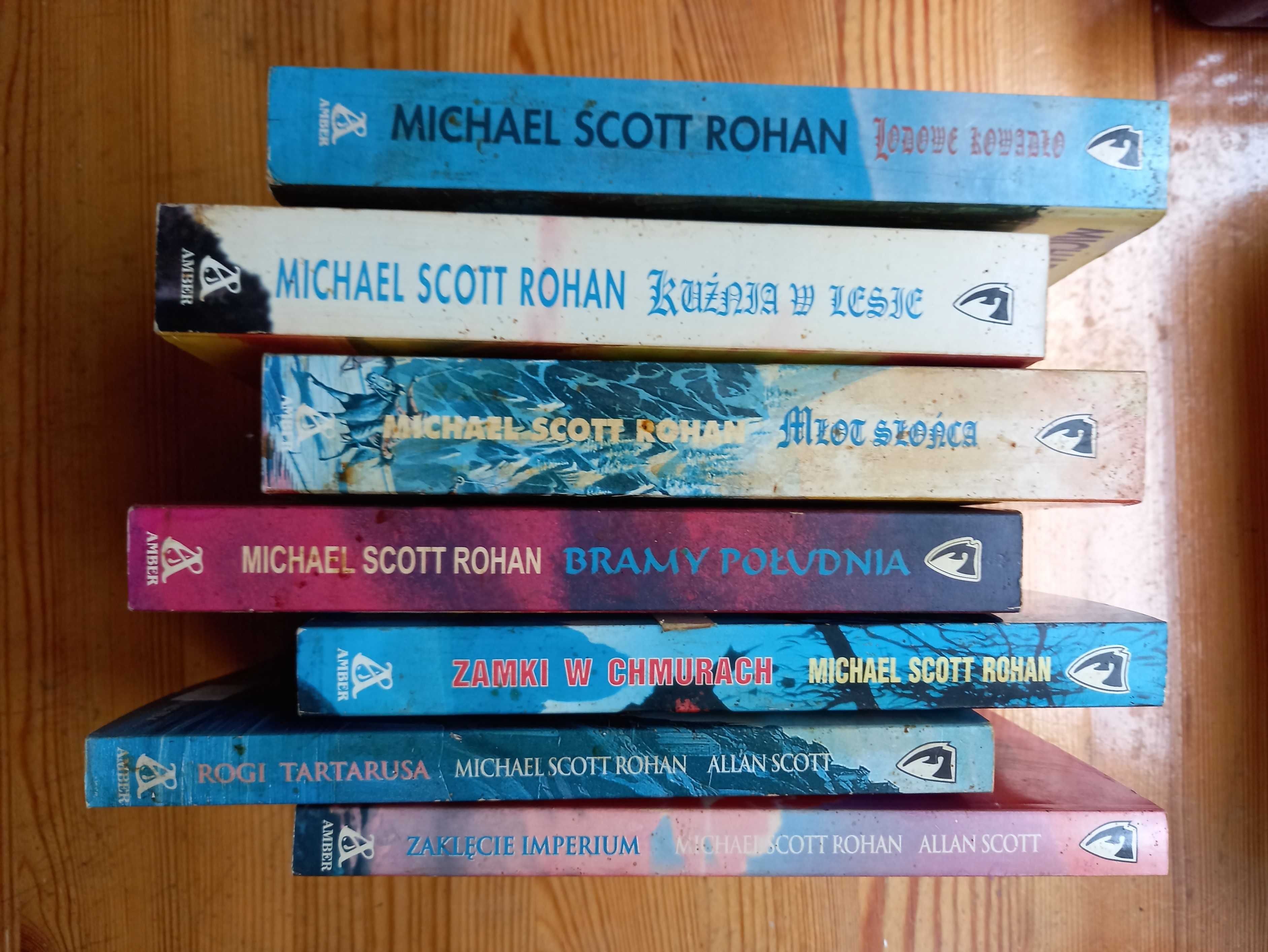 Michael Scott Rohan - książki fantasy , zestaw siedmiu pozycji.