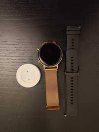 Huawei Watch GT 2 (42mm) Gold com bracelete extra preta