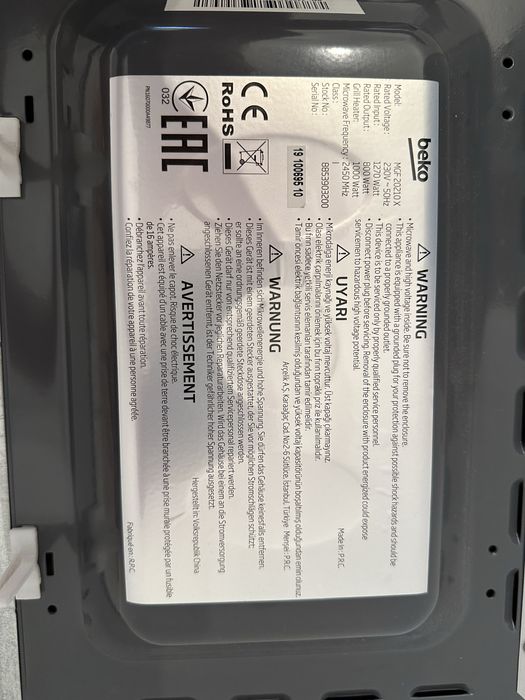 Mikrofala Beko MGF 20210X