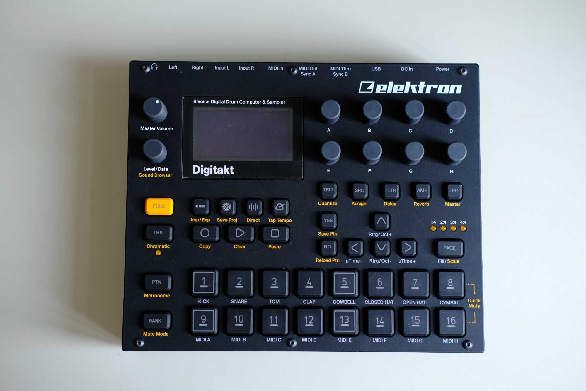 Elekron Digitakt  - Drum Machine i Sampler