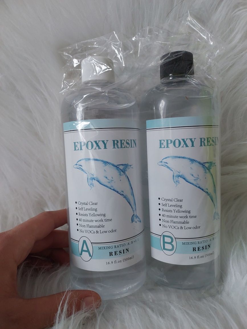 Żywica Epoksydowa Crystal A i B po 500 ml w butelce