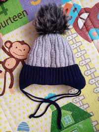 Зимова шапочка шапка тепла зимняя