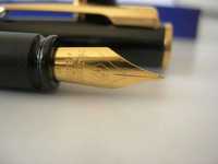 Waterman Conjunto Apostrophe Preto Laque Ouro