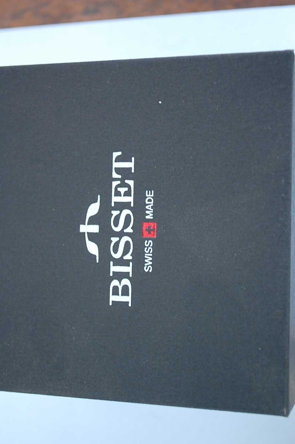 Nowy Zegarek Męski Bisset STALOWY BSDF43 Swiss
