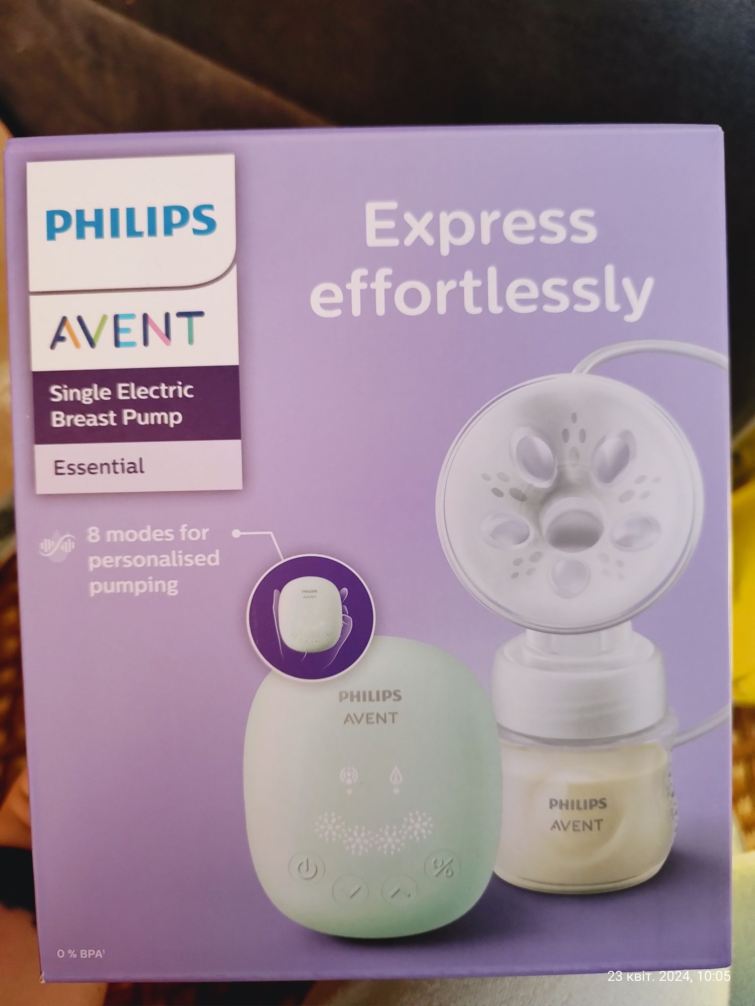 Електричний молоковідсмоктувач Philips Avent Single Electriс