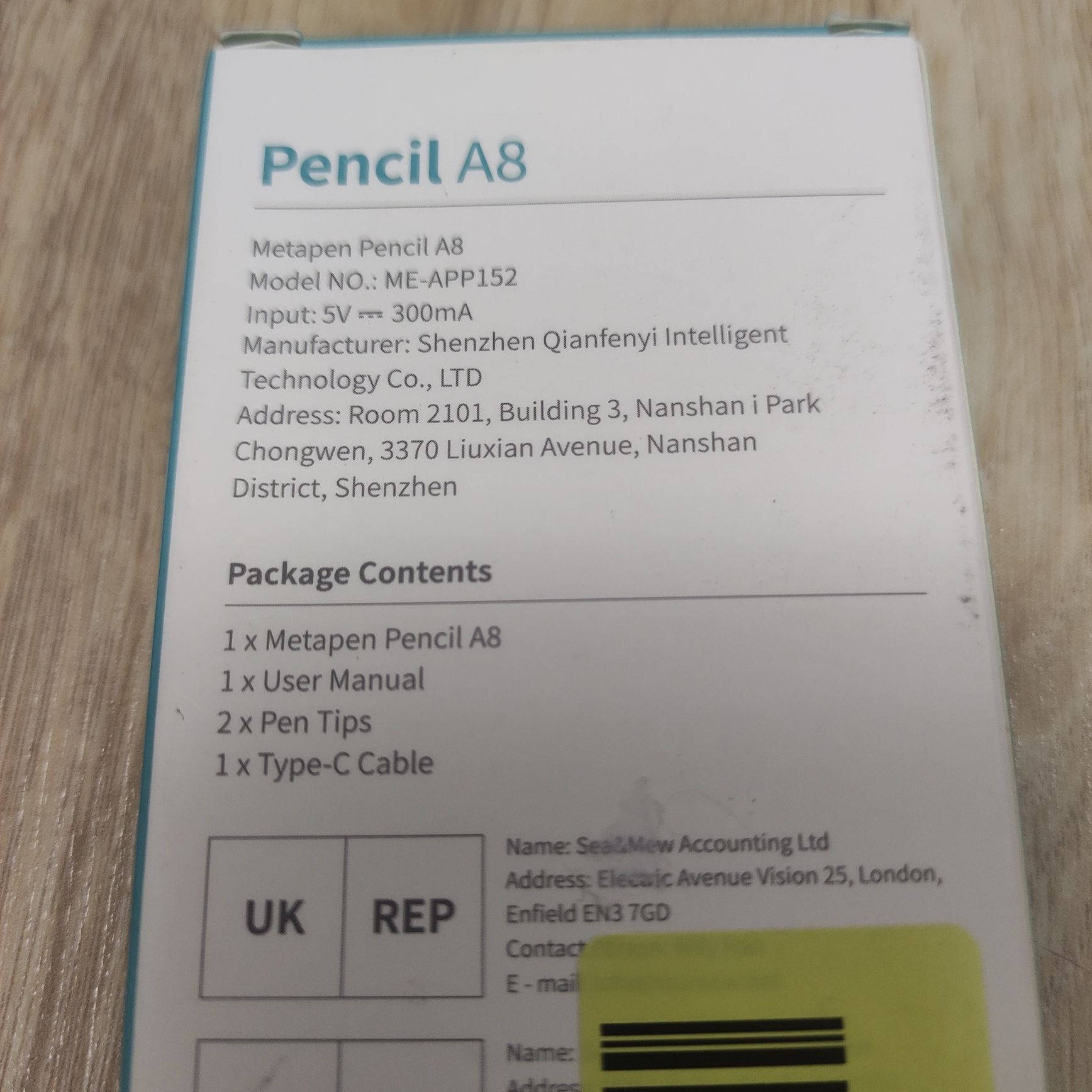 Biały rysik do iPad metapen a8