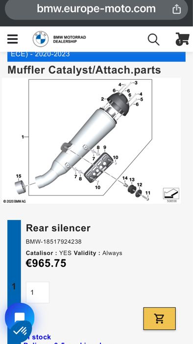 BMW R NineT escape original