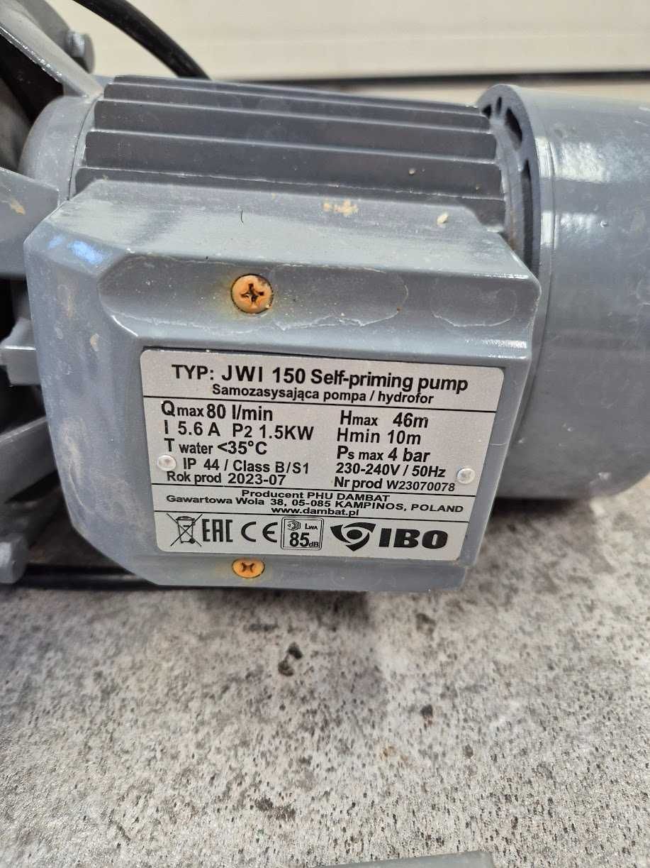 Pompa - Hydrofor - JWI 150 + automat IBO - jak nowa 100% sprawna