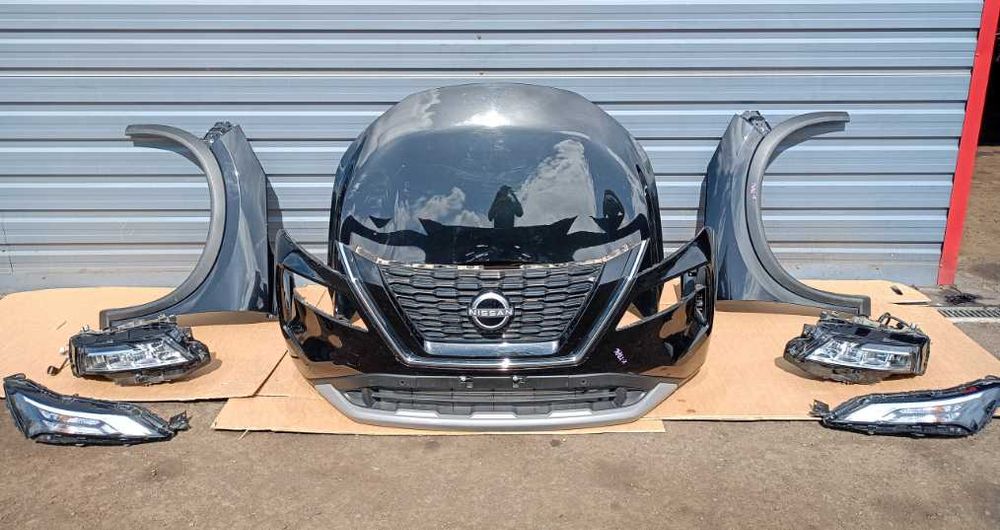 бампер крило ніссан ліф nissan leaf фара капот комплект гріль радіатор