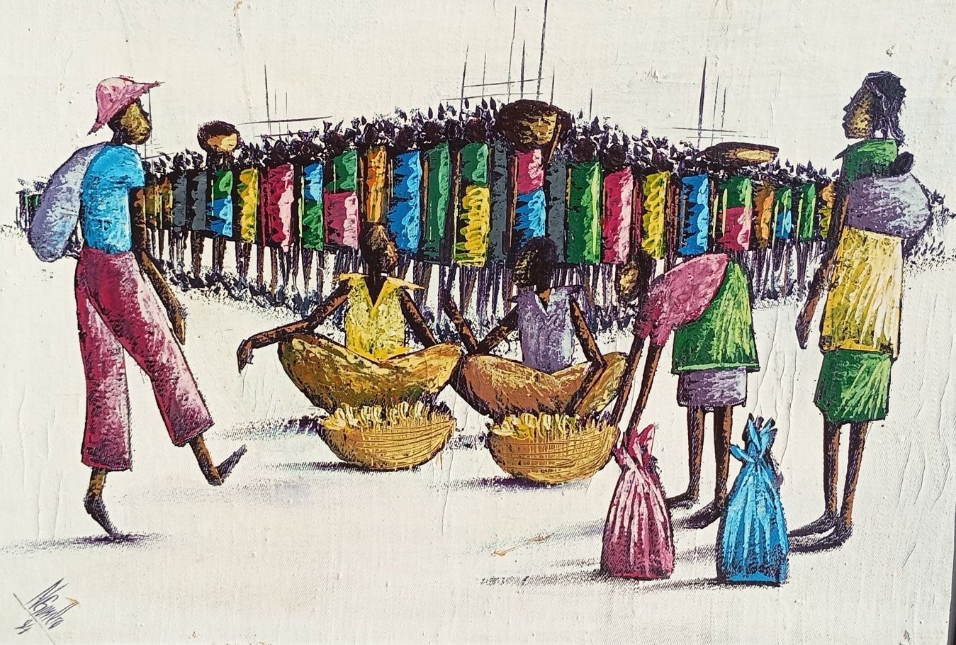 Pintura, motivo África.