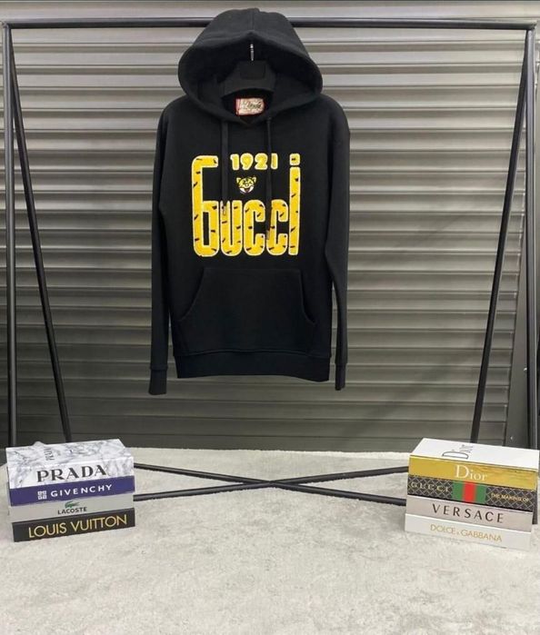 Bluza z kapturem unisex Gucci sklepowa kolory