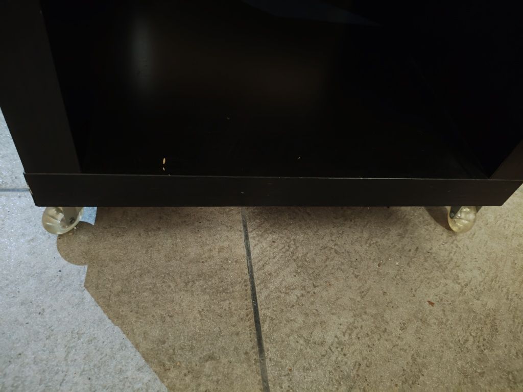 Ikea Lack stolik kawowy na kółkach 55x55x45