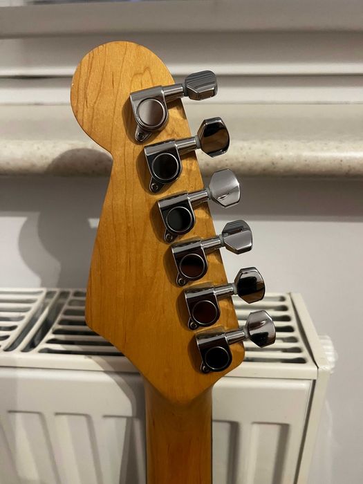 Gitara elektryczna Collins Rockguitar wzmacniacz Johnson