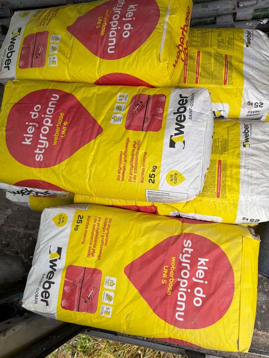 Klej weber Uni S uniwersalny do styropianu siatki do grafitowego