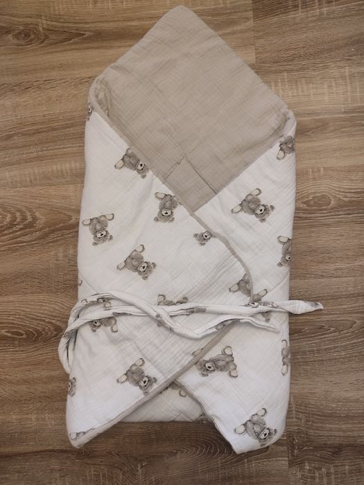 Rożek muślinowy misie