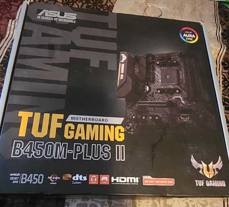 Материнская плата AMD Am4 ASUS TUF GAMING B450M-PLUS II