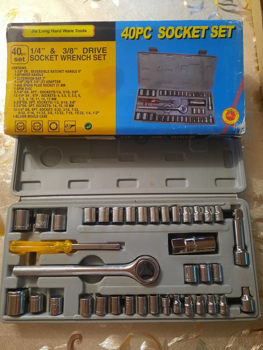 Набор инструментов 40 РС Socket  SET 1/4; 3/8