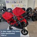 Wózek bliźniaczy Baby Jogger City Select spacerówka spacerowy