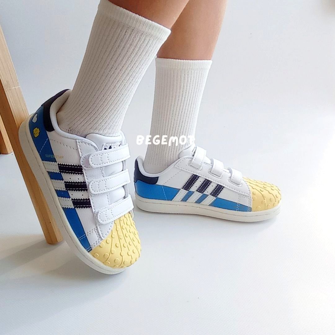 Дитячі Кеди, кросівки Адідас Суперстар Adidas superstar Lego