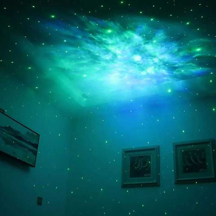 Projektor Gwiazd Nieba LED RGB Lampka Nocna Astronauta Dla Dziecka