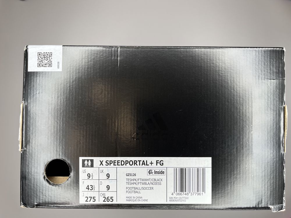 Adidas x speedportal + оригинал бутсы профы размер 43-44 новые