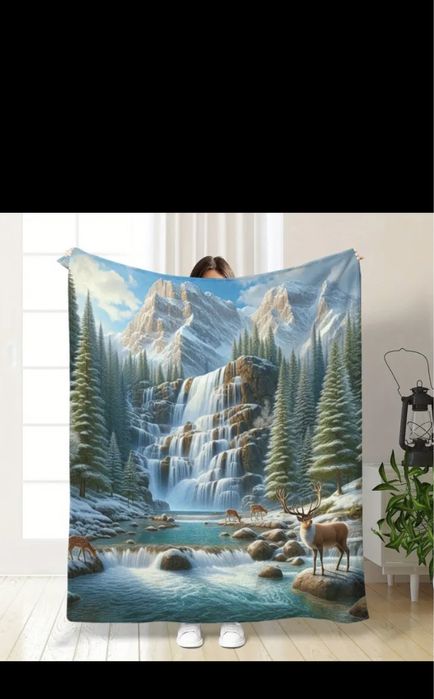 Теплі фланелеві/плюшеві пледи, для дітей. Новорічні пледи на подарунок