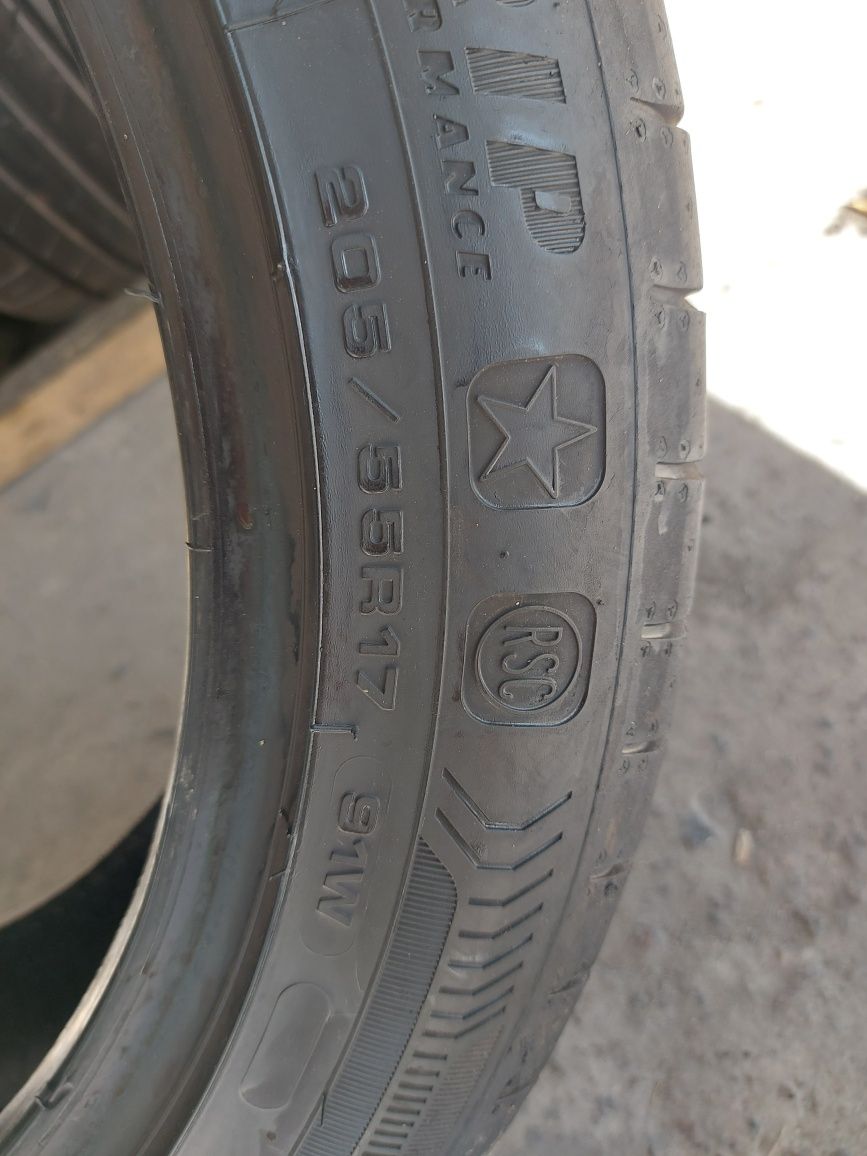 205/55 R17 91W Goodyear комплект шин 4шт 2018року