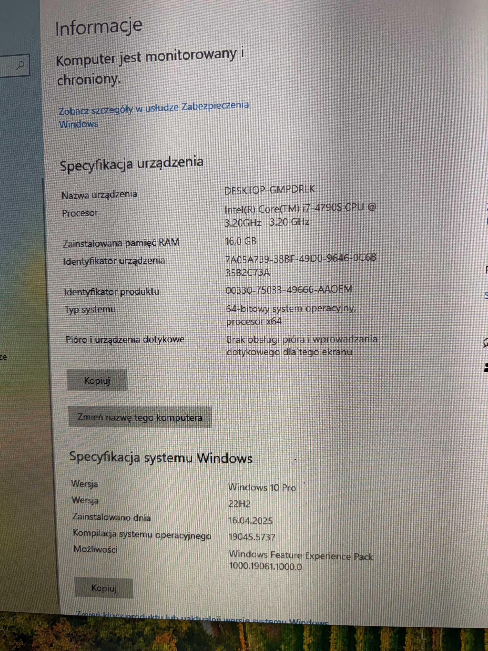 PC Dell Optiplex 9030 I7-4790S 3.2GHZ SSD 512 16GB DDR3 23' all in one