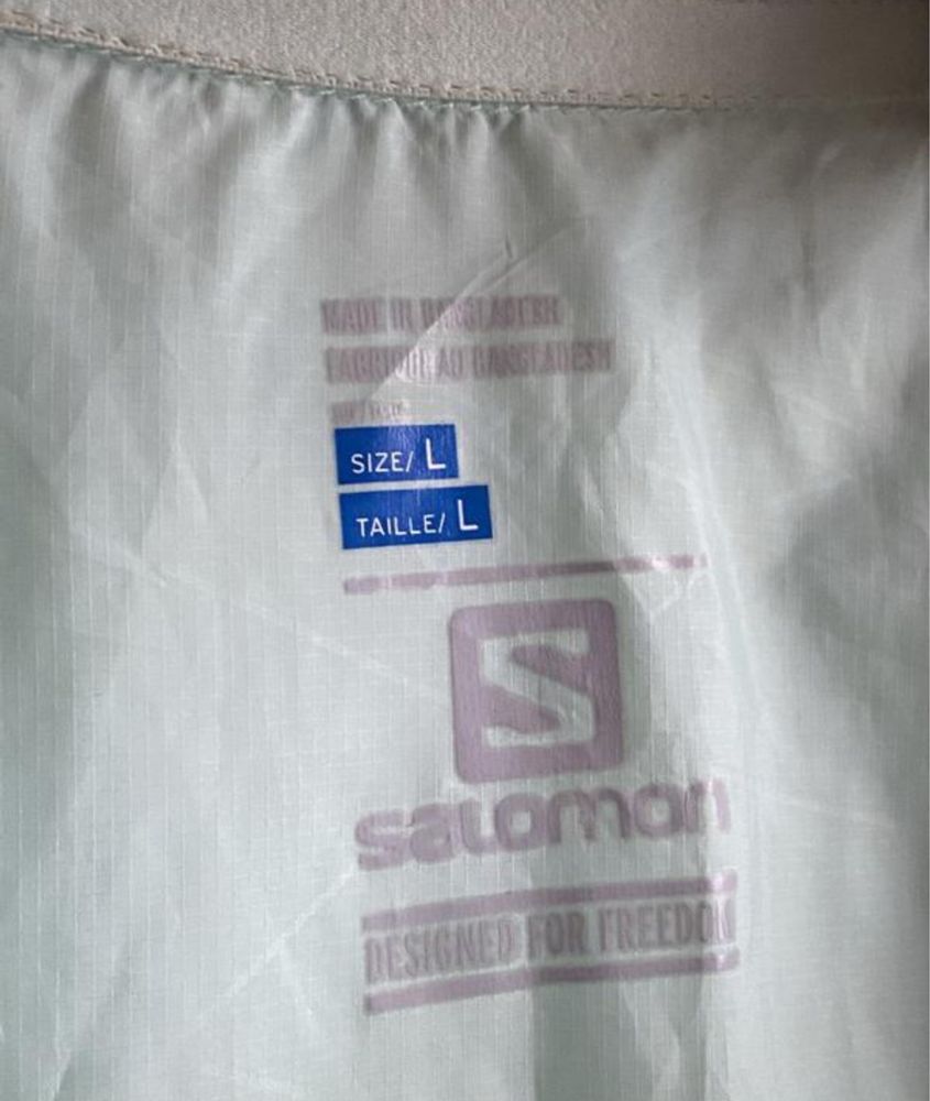 Жіноча вітровка Salomon AGILE WIND JKT W | Розмір L |