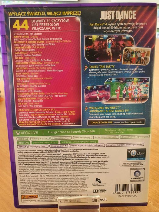Just Dance 2014 XBOX 360 bdb Wymiana/Skup/Sprzedaż Lara Games