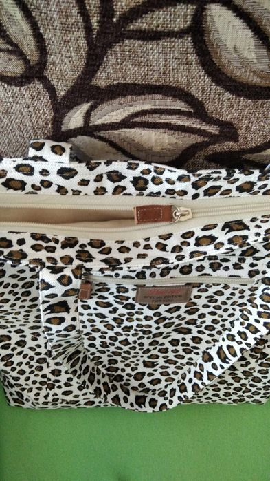 Сумка текстиль принт лео