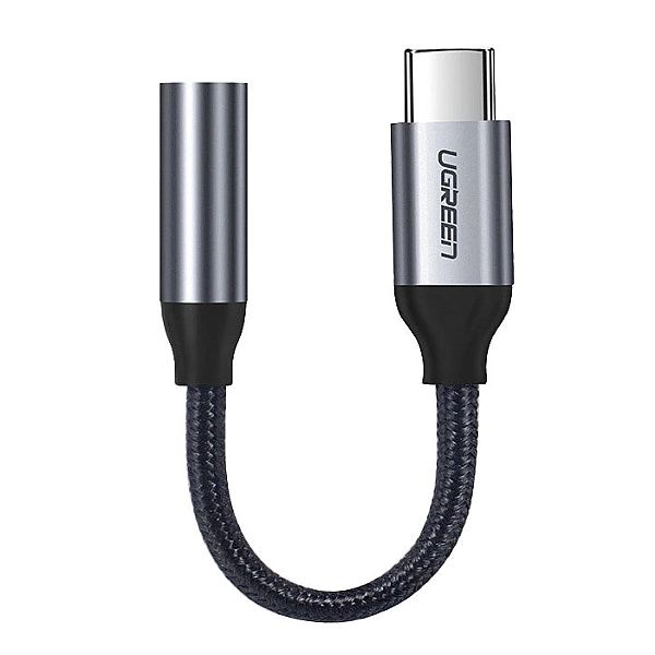 Ugreen przejściówka do słuchawek z 3,5 mm mini jack na USB Typ C 10 cm