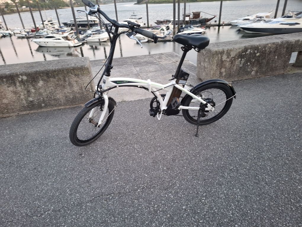 Bicicleta dobrável bateria