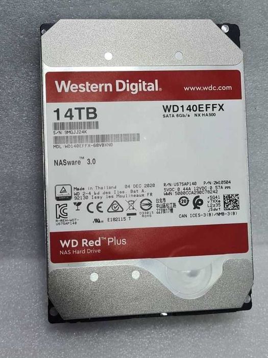 WD 14tb hdd WD14EFFX NAS