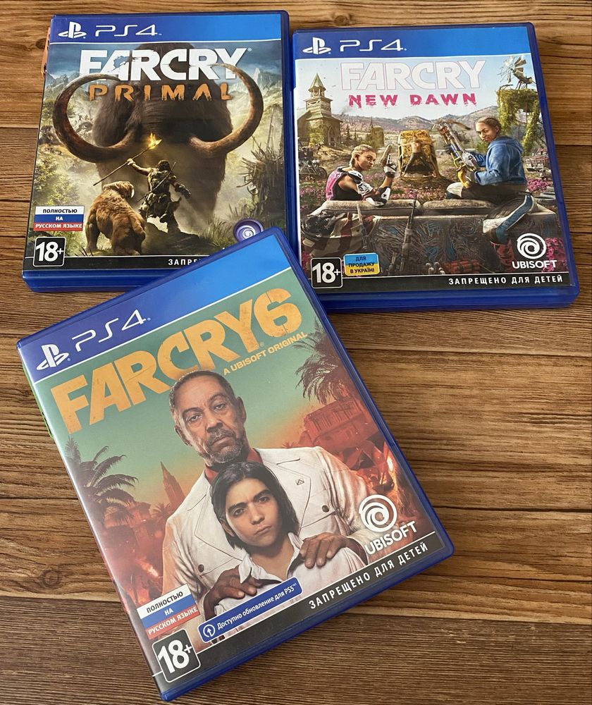 Sony PS4/PS5: UFC 4,FarCry, Dying Light 2, Need for Speed, Wolfenstein