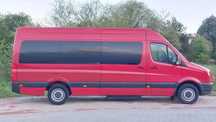 Volkswagen Crafter LONG MAXI 9 miejsc rampa na wózki dla niepełnosprawnych