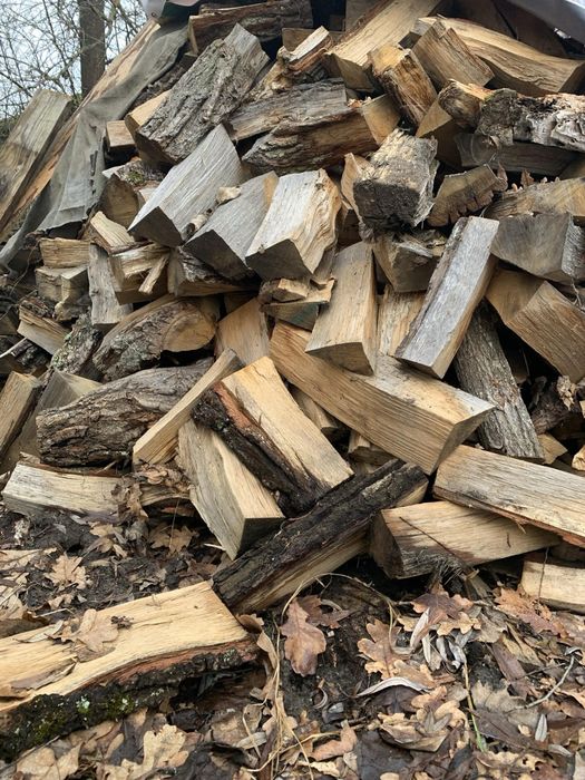 Drewno dębowe opałowe, kominkowe, rąbane