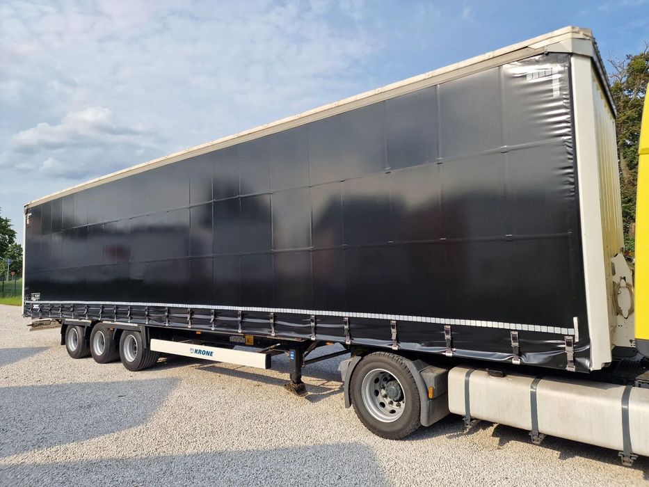 Krone Naczepa PÓŁMEGA / MEGA FIRANKA - ZADBANA - SPROWADZONA