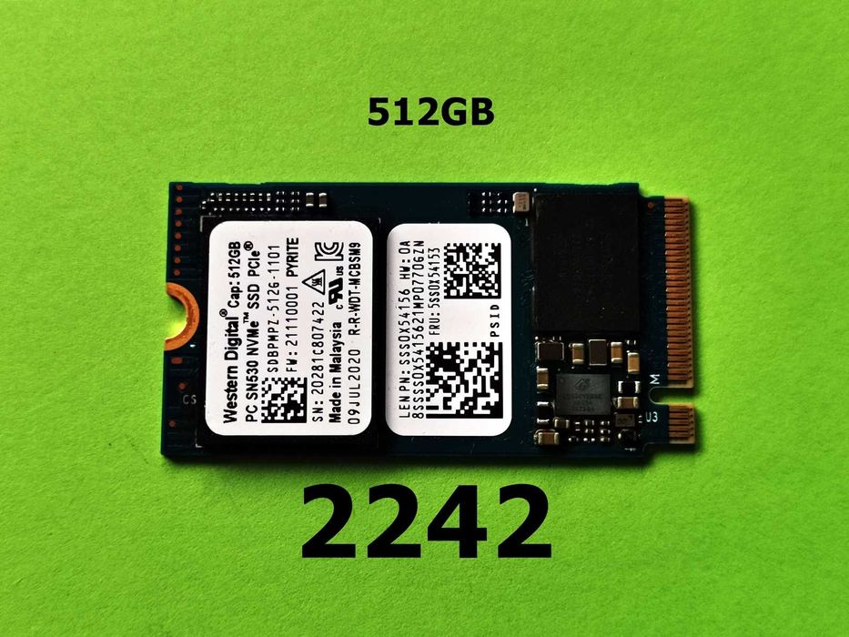 SSD M2 PCie 512GB WD - 2242