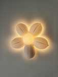 Candeeiro parede flor