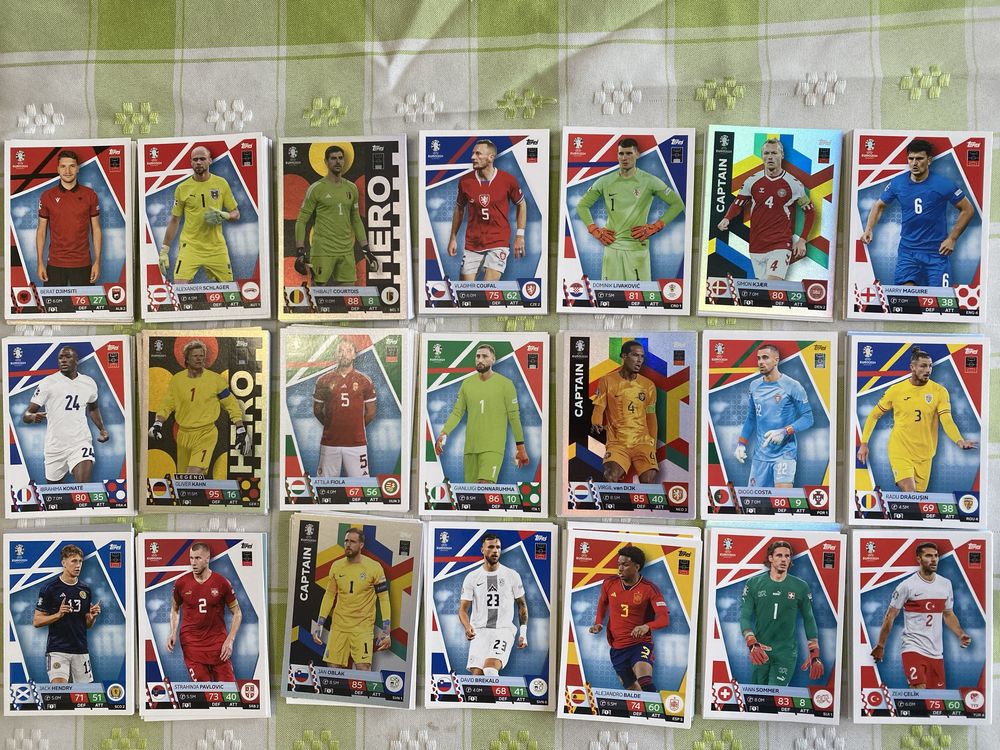 Cartas match attax euro 2024