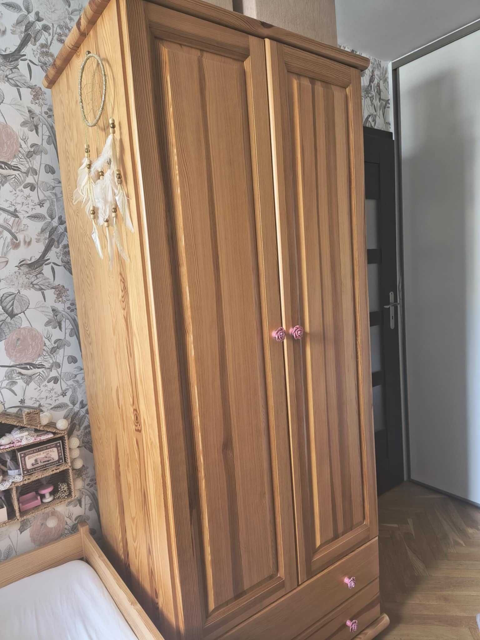 szafa sosnowa z szufladami