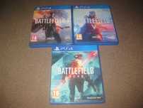 3 Jogos da Saga "Battlefield" para Playstation 4 em Estado Impecável!