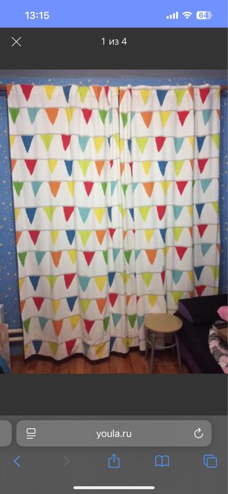 Штори в дитячу IKEA