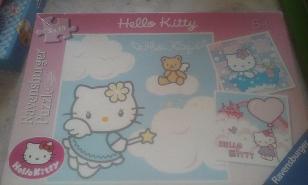 Puzzle Hello Kitty 3 in 1 Ravensburger dla 5+
